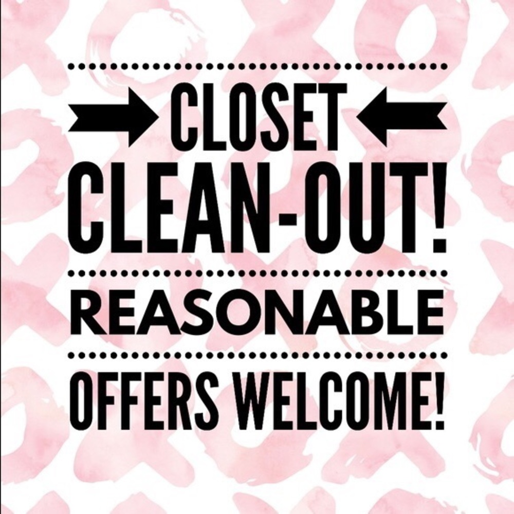Ready to clear out my closet!